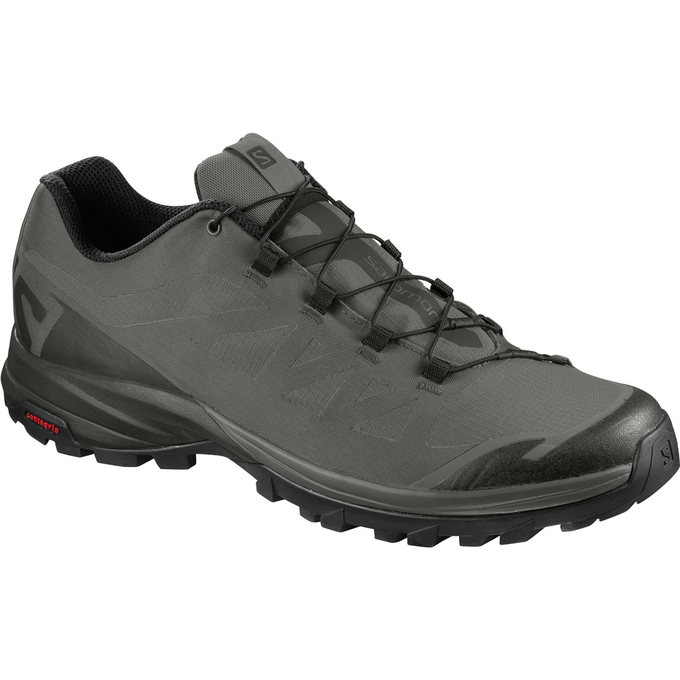 Salomon Singapore Mens Hiking Shoes - OUTPATH Grey/Black | 09586-DQTN